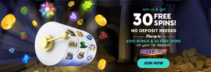 Slots 30 free spins no deposit